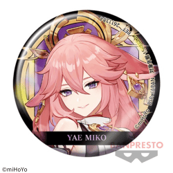 【八重神子】原神 ホログラム缶バッジ〜稲妻城〜