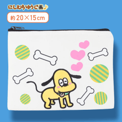 【プルート】にしむらゆうじ画♪ミッキー＆プルート モアプラスアップリケポーチ