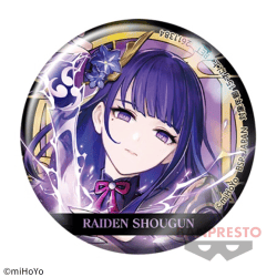 【雷電将軍】原神 ホログラム缶バッジ〜稲妻城〜