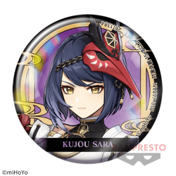 【九条裟羅】原神 ホログラム缶バッジ〜稲妻城〜