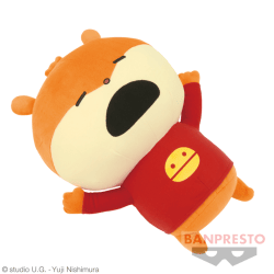 にしむらゆうじ作品 めちゃでかぬいぐるみ〜うさぎの家の上でひるねするこねずみ〜