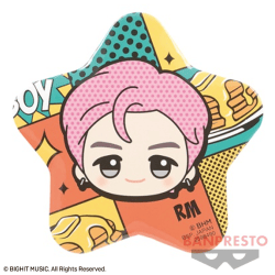 【RM】TinyTAN Butter ちびぐるみ星型ビッグ缶バッジ