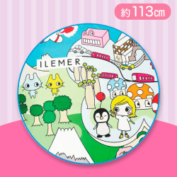 【タウン】イルメールハッピードール ラウンドタオル