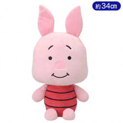にしむらゆうじ画♪くまのプーさんメガジャンボぬいぐるみ　“ピグレット”
