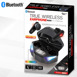 液晶搭載ライティングTWSイヤフォン