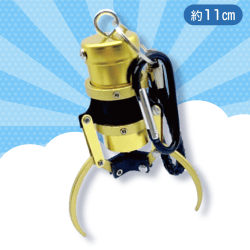 【ブラックゴールド】アームキーホルダー大サイズ11cm GOLD＆SILVERアソート