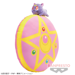 美少女戦士セーラームーン めちゃでかクリスタルスターコンパクトクッション〜ルナと一緒〜