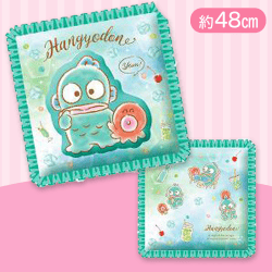 【ハンギョドン】サンリオフリル付き 半立体スクエアクッション