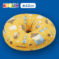 【オレンジ】ムーミン ドーナツクッション