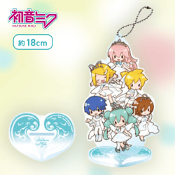 【三月八日ver.】初音ミクシリーズ スタンド付ビッグクリアキーチェーン“初音ミク 15th Anniversary”