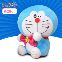 【ウインク】ドラえもん おめかしリボンぬいぐるみ