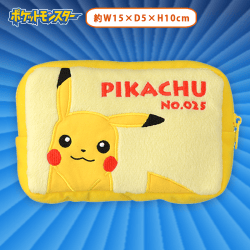 【ピカチュウ】ポケットモンスター　スクエアポーチ