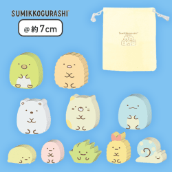 【巾着クリーム】すみっコぐらし 木製キャラ型つみき Part2