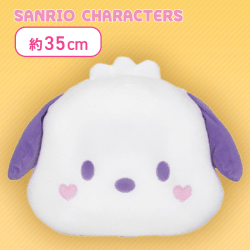 【ポチャッコ】サンリオキャラクターズ ハッピーもちもちフェイスクッションA