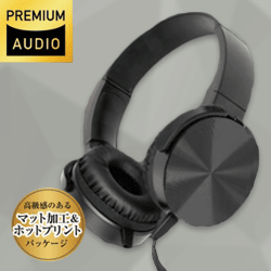 【ブラック】EDGE SOUNDヘッドフォン