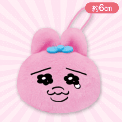 【E柄】おぱんちゅうさぎ フェイスマスコットぬいぐるみ