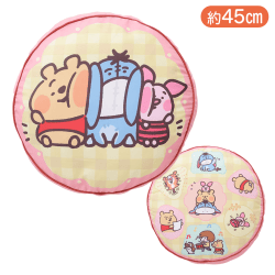 カナヘイ画♪くまのプーさん　プレミアムラウンドクッション