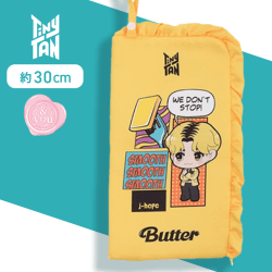 【j-hope】TinyTAN　CHUBBY COLLECTION　マルチポーチ〜Butter〜“RM＆Jin＆SUGA＆j-hope”