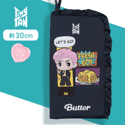 【RM】TinyTAN　CHUBBY COLLECTION　マルチポーチ〜Butter〜“RM＆Jin＆SUGA＆j-hope”
