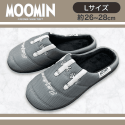 【グレーL】ムーミンwarm shoes