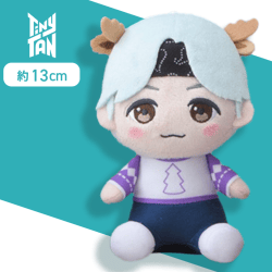 【SUGA】TinyTAN　Purple Holidays　おすわりぬいぐるみ“RM＆Jin＆SUGA＆j-hope”