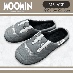 【グレーM】ムーミンwarm shoes
