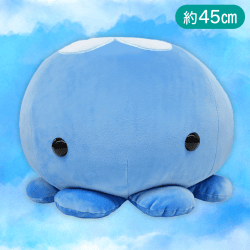 【クラゲ】もちぷに水族館しゅーごーぬいぐるみBIG９