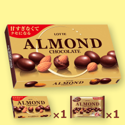 ロッテアーモンドチョコリアルBIGSPBOX ※賞味期限:2023/05