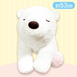 【ホワイト】くったりシロクマの赤ちゃんドリーミーBIG