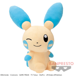 【マイナン】ポケットモンスター しっぽみてみて！ でっかいぬいぐるみ〜ブラッキー・マイナン〜