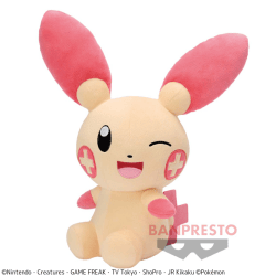 【プラスル】ポケットモンスター しっぽみてみて！ でっかいぬいぐるみ〜プラスル・グレイシア〜