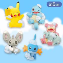 【5種1セット】ポケモン みんなでアワアワマスコット