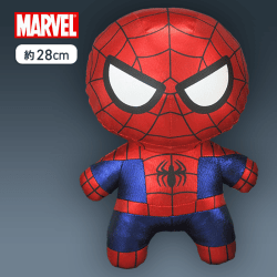 【スパイダーマン】MARVEL　Kawaii Art Collection　スペシャルメタリック生地ぬいぐるみ　“スパイダーマン＆アイアンマン”