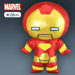【アイアンマン】MARVEL　Kawaii Art Collection　スペシャルメタリック生地ぬいぐるみ　“スパイダーマン＆アイアンマン”