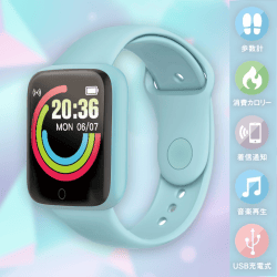 【ブルー】スマートウォッチコローレ