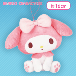 【マイメロディ(ピンク)】サンリオキャラクターズ おすわりドール