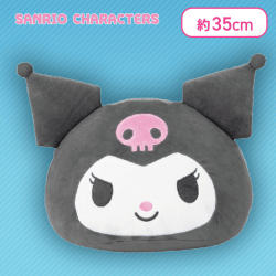【クロミ】サンリオキャラクターズ もちもちベーシックカラーフェイスクッション