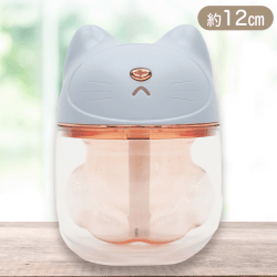 【ブルー】USBミニLED加湿器 CatPad