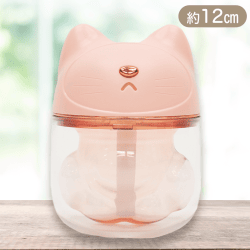 【ピンク】USBミニLED加湿器 CatPad