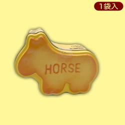 【ウマ】たべっ子どうぶつビスケットダイカット缶※賞味期限:2023/5/7