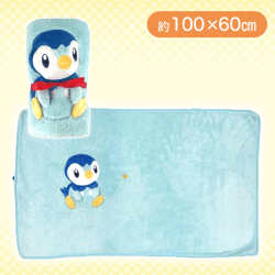 【ポッチャマ】ポケモンぬいぐるみブランケット