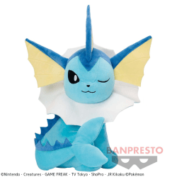 【シャワーズ】ポケットモンスター ほぺぴた でっかいぬいぐるみ〜シャワーズ・ミズゴロウ〜