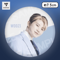 【WOOZI】SEVENTEEN　モアプラス缶バッジ