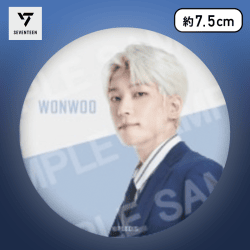 【WONWOO】SEVENTEEN　モアプラス缶バッジ