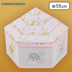 【単品配送不可】【ピンク】すみっコぐらし たぴおかパーク サーカステント型収納BOX