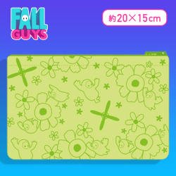 【グリーン】Fall Guys　モアプラスレザー風ポーチ