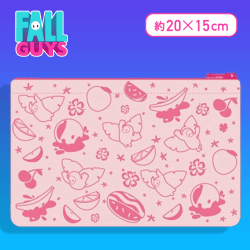 【ピンク】Fall Guys　モアプラスレザー風ポーチ