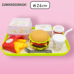 【ハンバーガーセット】すみっコぐらし たぴおかパーク ファーストフードおもちゃセット