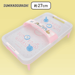【ピンク】すみっコぐらし しろくまのともだち パックが浮く！卓上エアホッケー