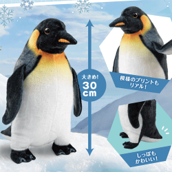 リアルなペンギンのぬいぐるみ　30cm